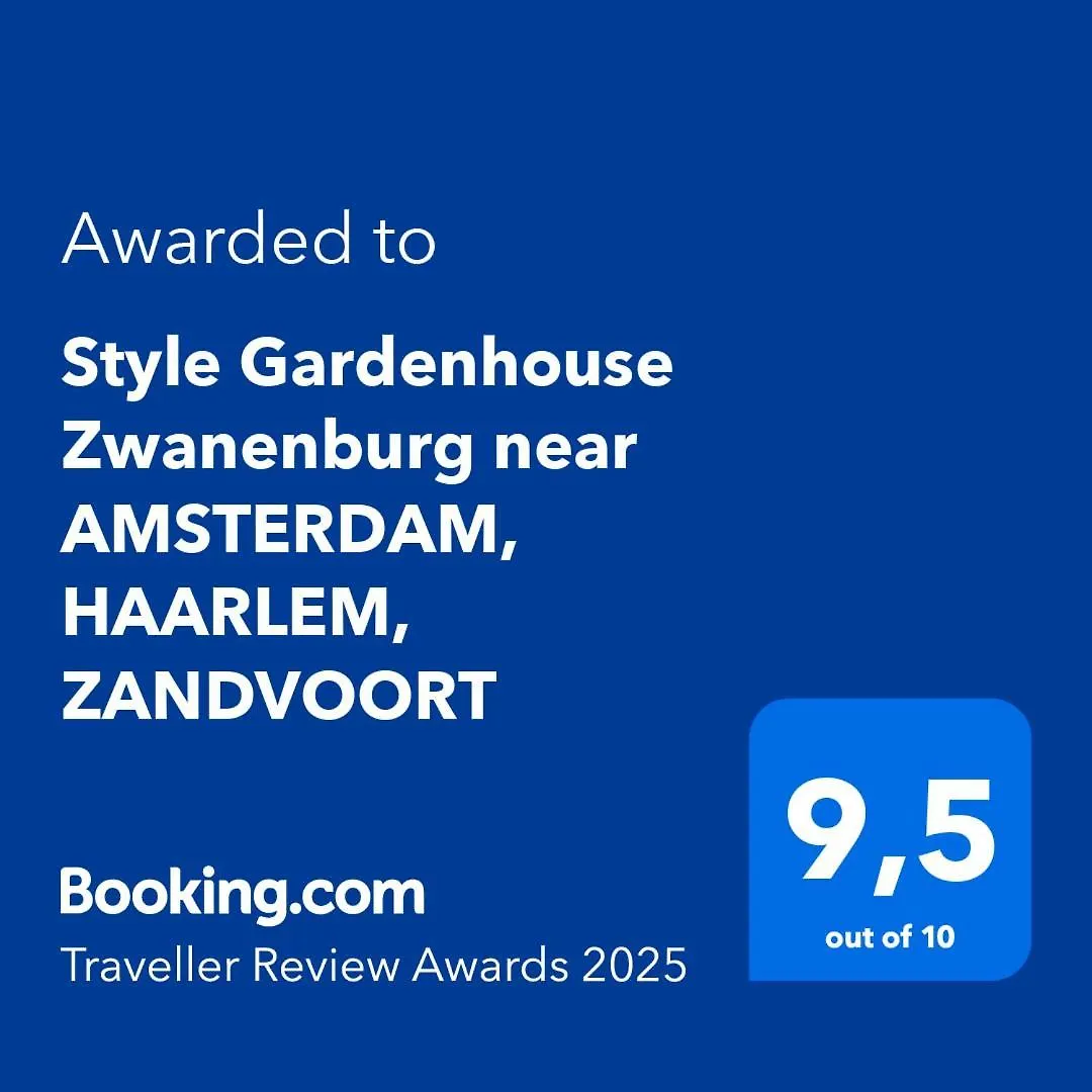 Style Gardenhouse near AMSTERDAM, HAARLEM, ZANDVOORT Zwanenburg 0*,  Nederland